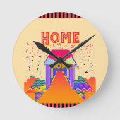 Home Sweet Home Ronde Klok (Voorkant)