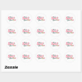 Home Sweet Home Ronde Sticker (Vel)