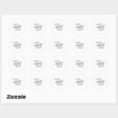 Home sweet home ronde sticker (Vel)