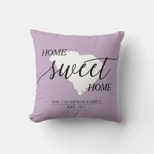 Home Sweet Home SC State Familienaam Sierkussen