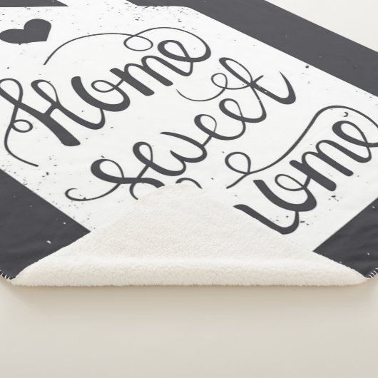 Home Sweet Home Sherpa Deken (3/4)