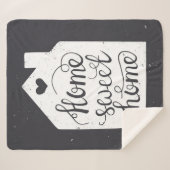 Home Sweet Home Sherpa Deken (Voorkant (horizontaal))