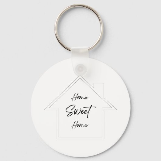 Home Sweet Home Sleutelhanger (Voorkant)