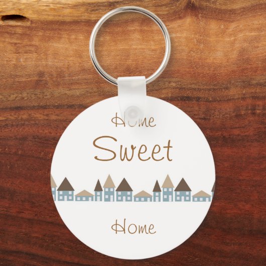 Home Sweet Home Sleutelhanger (Voorkant)