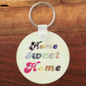 Home Sweet Home Sleutelhanger (Voorkant)