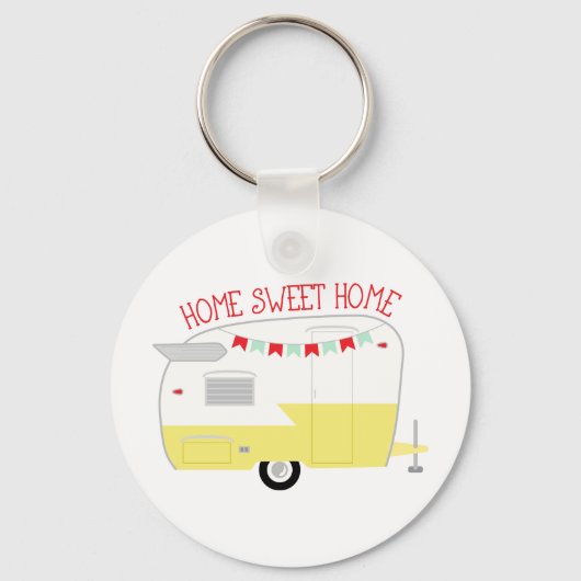 Home Sweet Home Sleutelhanger (Voorkant)