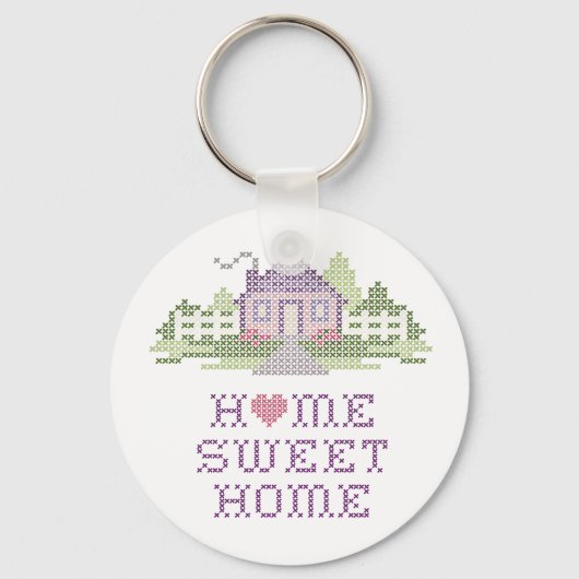 Home Sweet Home Sleutelhanger (Voorkant)