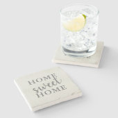 Home Sweet Home Stenen Onderzetter (Zijkant)