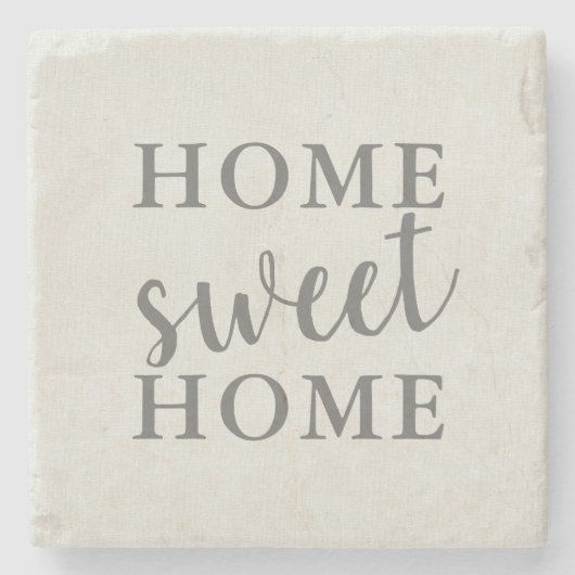 Home Sweet Home Stenen Onderzetter (Voorkant)