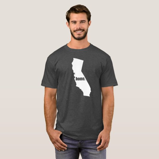 Home Sweet Home T-shirt - Californië (Voorkant volledig)