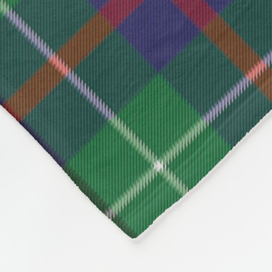 Home Sweet Home Tartan Duncan Pset Persoonlijk Fleece Deken (Hoek)