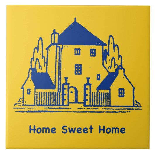 Home Sweet Home Tegeltje (Voorkant)
