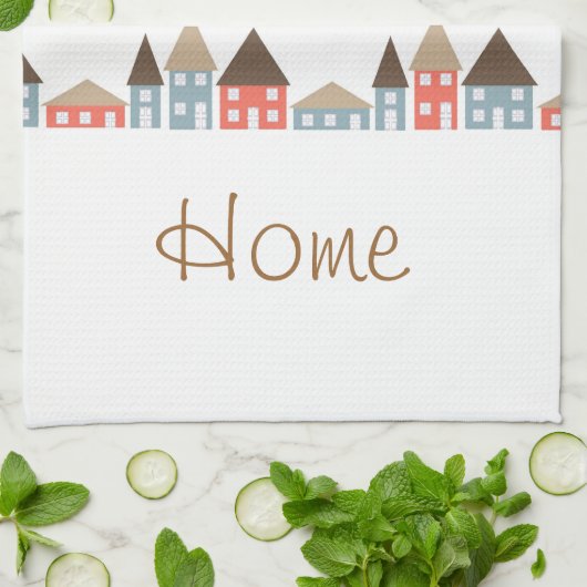 Home Sweet Home Theedoek (Gevouwen)