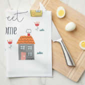 Home Sweet Home Theedoek (Quarter Fold)