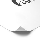 Home Sweet Home  Trailer Black en White Poster (Hoek)