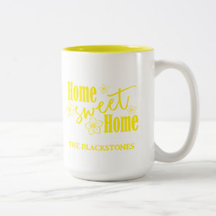 Home Sweet Home Tweekleurige Koffiemok