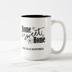 Home Sweet Home Tweekleurige Koffiemok