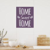 Home Sweet Home Typography Poster (Keuken)