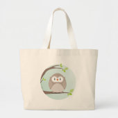 HOME SWEET HOME :: Uil in een boom 1 Grote Tote Bag (Voorkant)