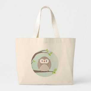 HOME SWEET HOME :: Uil in een boom 1 Grote Tote Bag