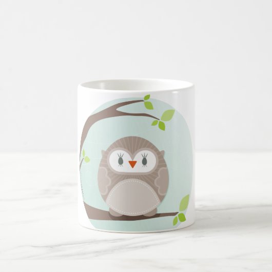 HOME SWEET HOME :: Uil in een boom 1 Koffiemok (Center)
