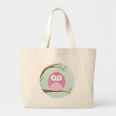 HOME SWEET HOME :: Uil in een boom 3 Grote Tote Bag (Voorkant)