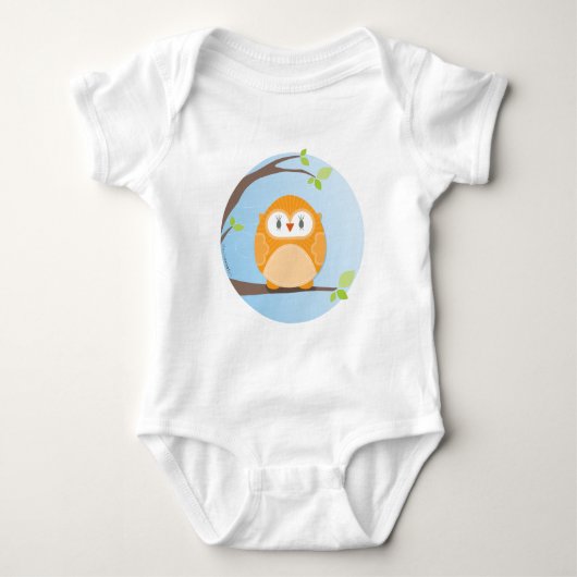 HOME SWEET HOME :: Uil in een boom 4 Romper (Voorkant)