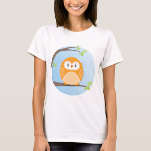 HOME SWEET HOME :: Uil in een boom 4 T-shirt