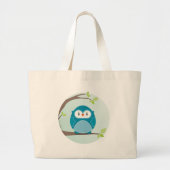 HOME SWEET HOME :: Uil in een boom 5 Grote Tote Bag (Voorkant)