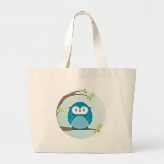 HOME SWEET HOME :: Uil in een boom 5 Grote Tote Bag (Voorkant)