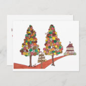 Home Sweet Home Uitnodiging Briefkaart (Voorkant / Achterkant)