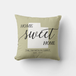 Home Sweet Home UT State Family Name Sierkussen