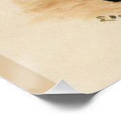 Home Sweet Home van Louis Wain. Zwart Cat Perfect Poster (Hoek)