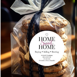 Home Sweet Home Vastgoed Cookie Sticker