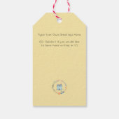 Home Sweet Home Vastgoed Klantwaardering Cadeaulabel (Achterkant)