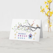 Home Sweet Home Verhuizen in paren wenskaart Kaart (Gele Bloem)