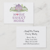 Home Sweet Home Visitekaartje (Voorkant / Achterkant)