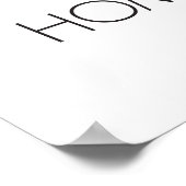 Home Sweet Home, Wall Art Print, Typografie Poster (Hoek)