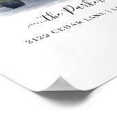 Home Sweet Home Waterverf Grey door Brick Trim Poster (Hoek)