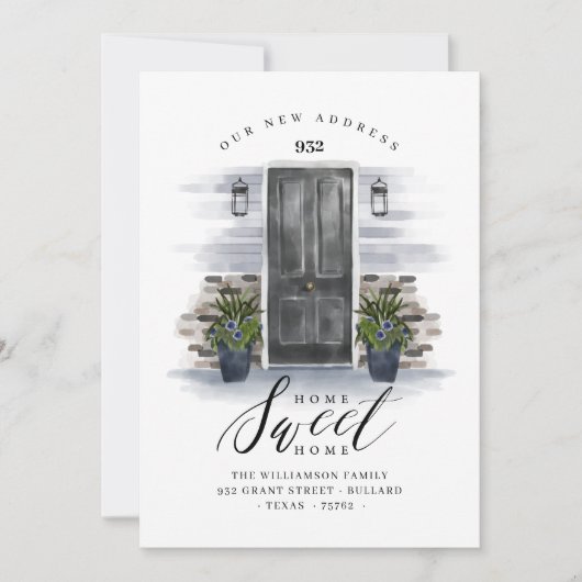 Home Sweet Home | We hebben de grijze Waterverf de Aankondiging (Voorkant)
