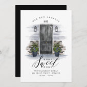 Home Sweet Home | We hebben de grijze Waterverf de Aankondiging (Voorkant / Achterkant)