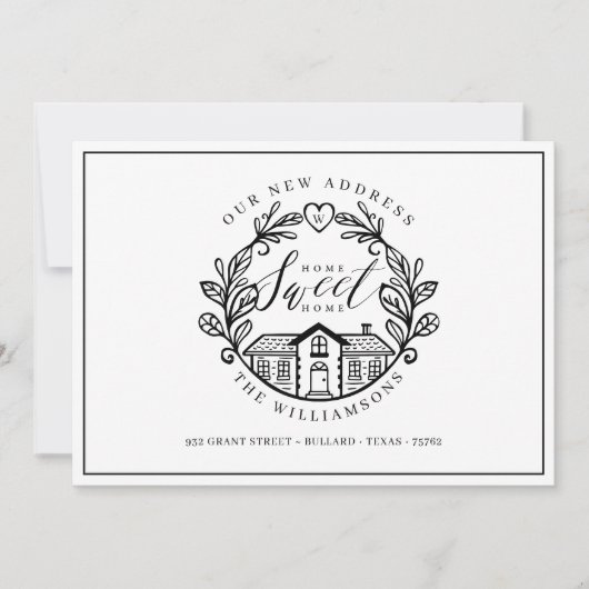 Home Sweet Home We hebben de Home Wreath Crest ver Aankondiging (Voorkant)