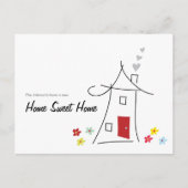Home Sweet Home We verhuisden naar Briefkaart (Voorkant)