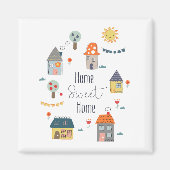 Home Sweet Home Welkomstgeschenk Magneet (Voorkant)