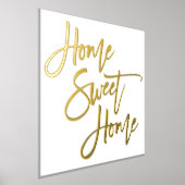 Home Sweet Home White Luxury Real Folie Afdrukken (Laagn)