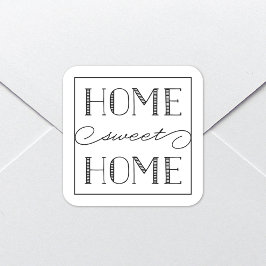 Home Sweet Home White | Stationery Party Stickers