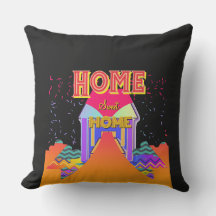Home Sweet Home Zwart