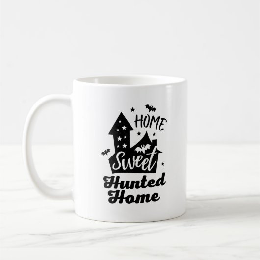 Home Sweet Hunted Home Halloween Koffiemok (Links)