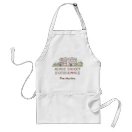 Home Sweet Motor Home Apron Standaard Schort