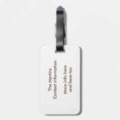 Home Sweet Motor Home Bagagelabel (Achterkant verticaal)